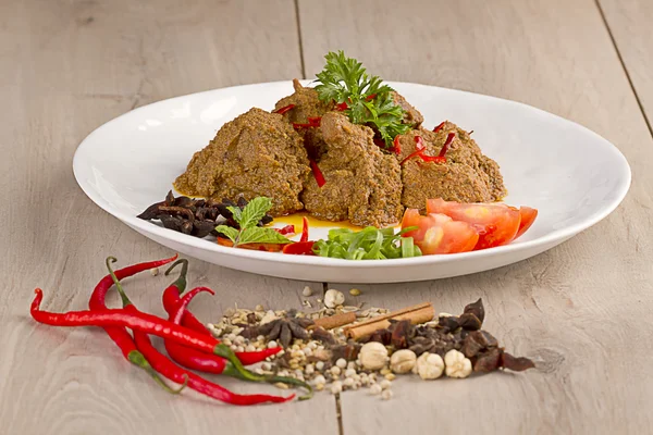 Rendang padang — Fotografia de Stock