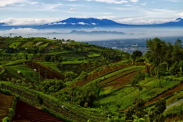 Красивые индонезийские пейзажи — стоковое фото