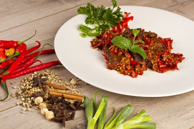 Indonesian Padang cuisine clipart