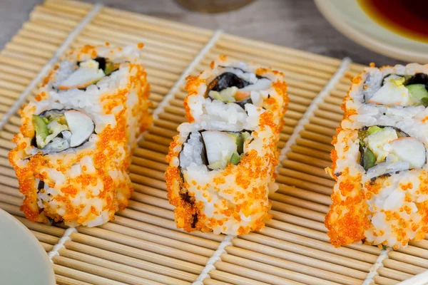 Rotoli di sushi — Foto Stock