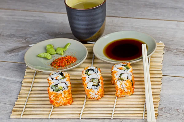 Rotoli di sushi — Foto Stock