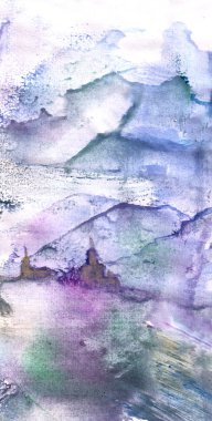 monostury bulutlar içinde