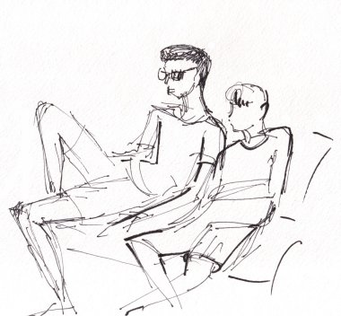 Anlık kroki, çocuklar