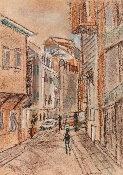 Στενά δρομάκια της Κωνσταντινούπολης — Φωτογραφία Αρχείου