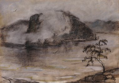 Gölün Üzerinde Sis