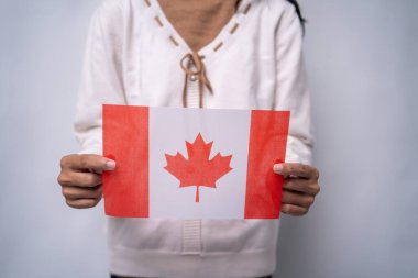 Eller Kanada 'yı Tutuyor Ulusal Gururun Bayrak Sembolü