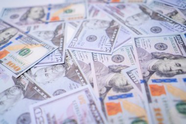 Dağıtılmış Birleşik Devletler Dolar Faturaları Arkaplan Dokusu