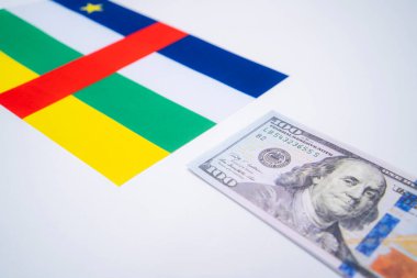 ABD Dolarıyla Orta Afrika Cumhuriyeti Bayrağı