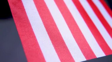 Liberya Ulusal Bayrak Kumaşı Yapısı Makro Kapanış