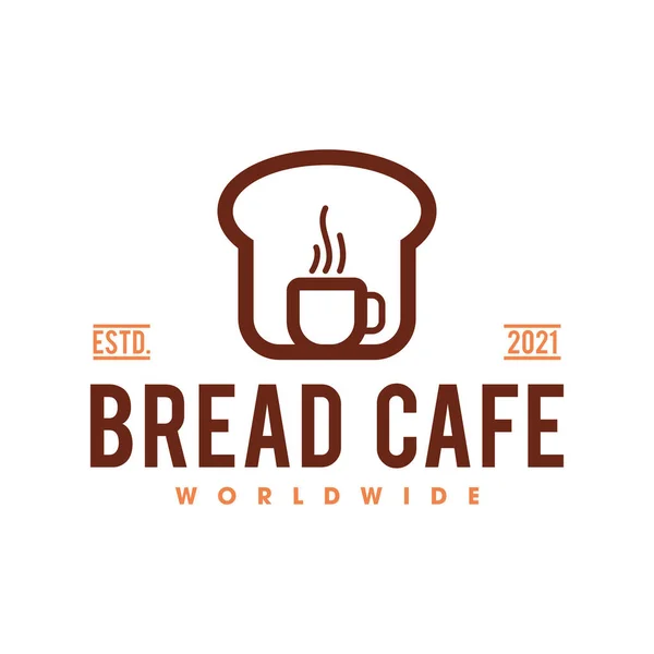 Bakery bread logo template, Bread shop logo template