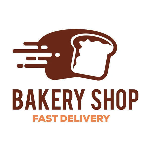 Bäckerei Brot Logo Vorlage Brotladen Haus — Stockfoto