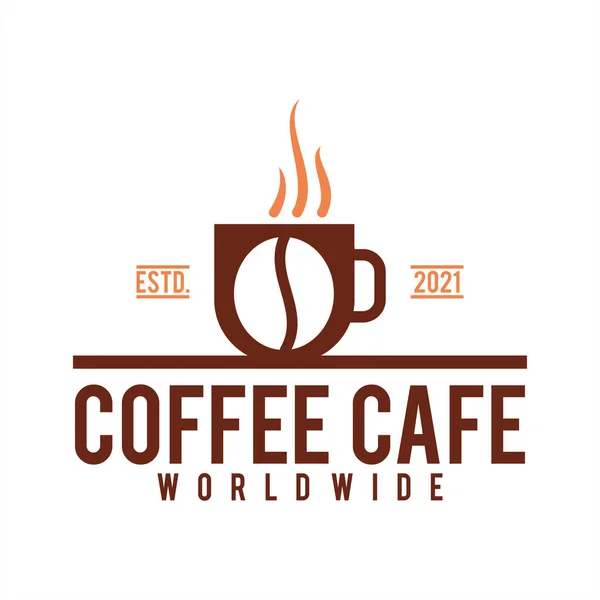 Ilustração Vetor Logotipo Pão Café — Fotografia de Stock
