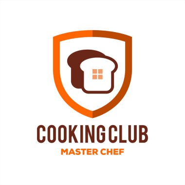  ekmek logosu vektör çizimi