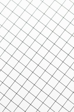 Beyaz ızgara kağıt dokusu, okula geri dönüş