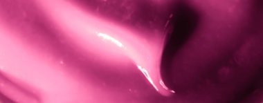 Kahvaltı için pembe kremalı reçel, yemek arkaplanı ve sağlıklı tatlı.