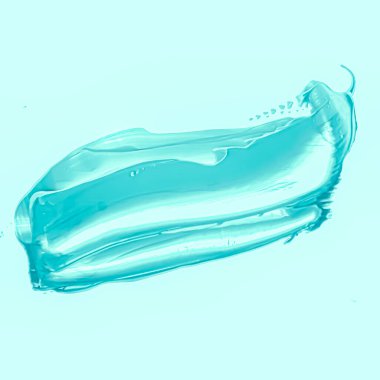 Naneli fırça darbesi ya da makyaj lekesi yakın çekim, güzellik kozmetik ürünleri ve ruj dokusu