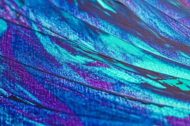 Mavi, turkuaz ve mor soyut arkaplan, resim ve sanat karışımı.