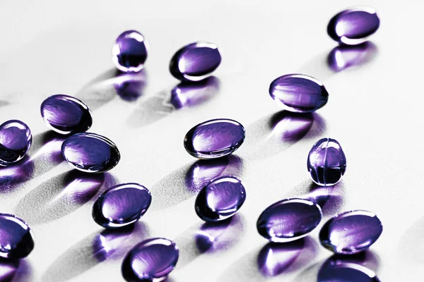 Purple capsules for healthy diet nutrition, pharma brand store, probiotic drug pills as healthcare or supplement products for pharmaceutical industry ad