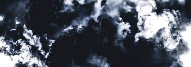 Asgari siyah bulutlu arkaplan soyut arkaplan, minimal tasarım ve sanatsal sıçrama