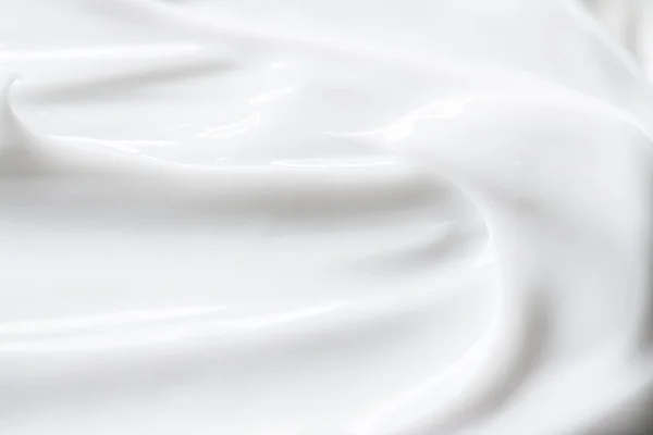 Čistě bílá krémová textura jako pozadí, ruční mytí krémové mýdlo a organické kosmetické — Stock fotografie
