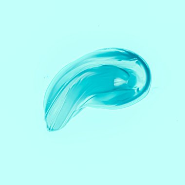 Naneli fırça darbesi ya da makyaj lekesi yakın çekim, güzellik kozmetik ürünleri ve ruj dokusu