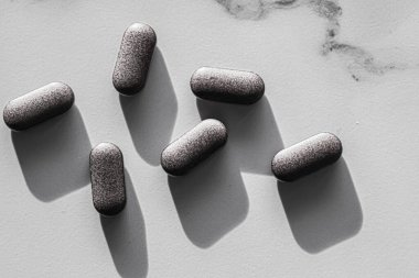 Bitkisel ilaç, ilaç markası, probiyotik ilaçlar gıda sağlık hizmetleri veya ilaç endüstrisi reklamları için diyet destek ürünleri olarak