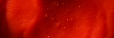 Organik ketçap, domates sosu yakın plan, yemek arkaplanı ve ev yapımı tarif.