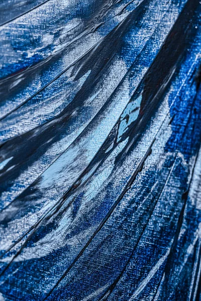Fondo abstracto azul, pintura y arte — Foto de Stock