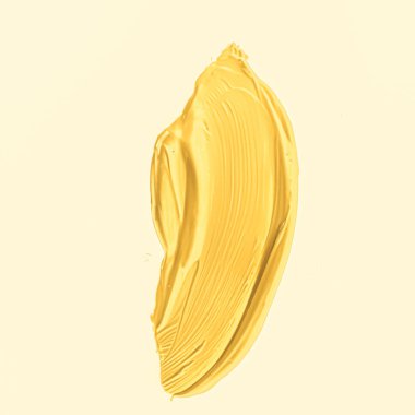 Altın fırça darbesi ya da makyaj lekesi yakın çekim, güzellik kozmetiği ve ruj dokusu