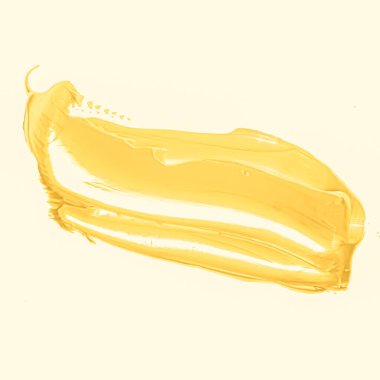 Altın fırça darbesi ya da makyaj lekesi yakın çekim, güzellik kozmetiği ve ruj dokusu