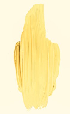 Altın fırça darbesi ya da makyaj lekesi yakın çekim, güzellik kozmetiği ve ruj dokusu