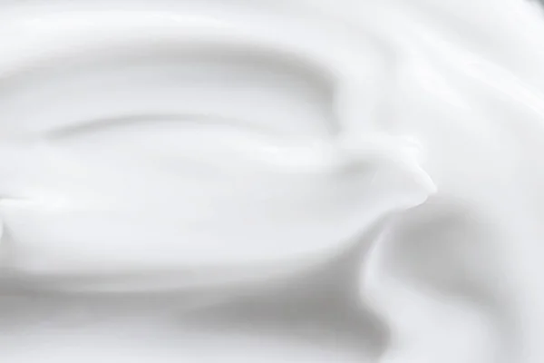 Soyut arkaplan, gıda maddesi veya organik kozmetik olarak saf beyaz krem dokusu — Stok fotoğraf