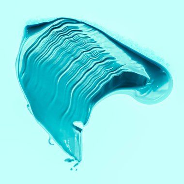 Naneli fırça darbesi ya da makyaj lekesi yakın çekim, güzellik kozmetik ürünleri ve ruj dokusu