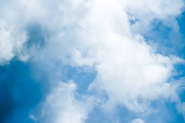 Dreamy blue sky and clouds, spiritual and nature background