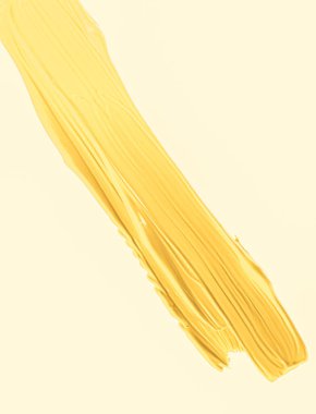 Altın fırça darbesi ya da makyaj lekesi yakın çekim, güzellik kozmetiği ve ruj dokusu