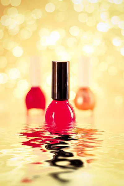 Nail polish bottles for manicure and pedicure, beauty and cosmetic product