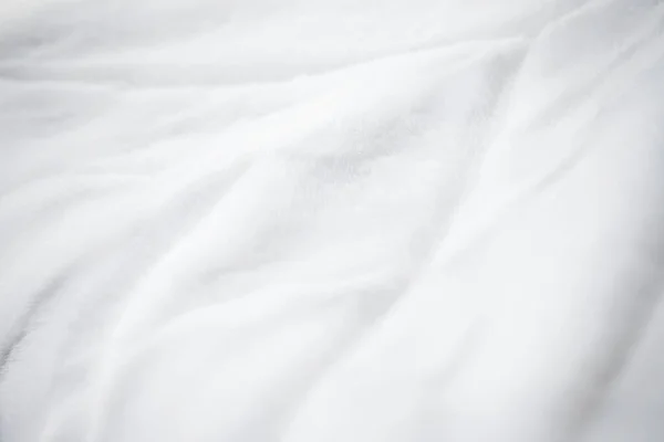 Luxus weißen Pelzmantel Textur Hintergrund, Kunststoff Detail — Stockfoto