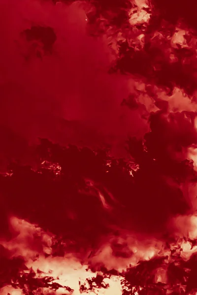 Forró tűz lángok vagy vörös felhők minimalista háttértervezés — Stock Fotó