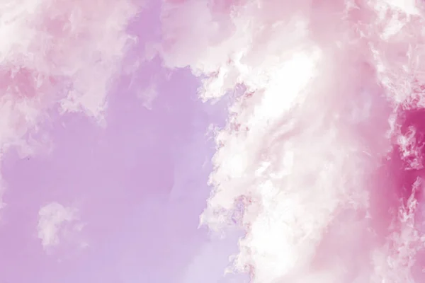 Fantasy and dreamy pink sky, spiritual and nature background
