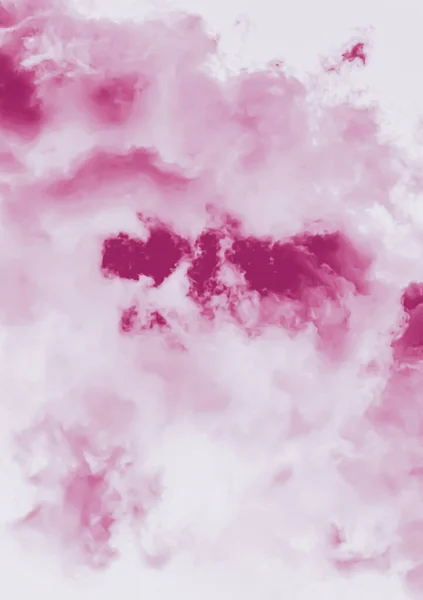 Minimalista sfondo nuvoloso rosa come sfondo astratto, design minimale e spruzzi artistici — Foto Stock
