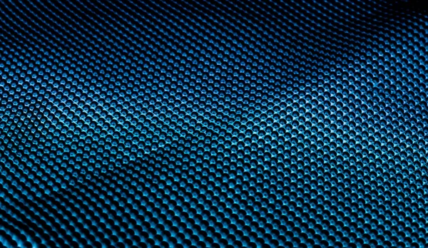 Fundo abstrato metálico azul, superfície futurista e material de alta tecnologia — Fotografia de Stock