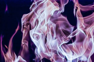 Asgari arkaplan olarak soyut mor duman, sihirli zemin ve akış tasarımı