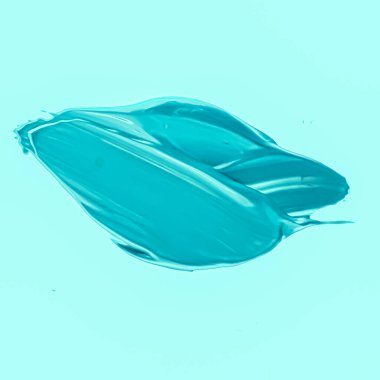 Naneli fırça darbesi ya da makyaj lekesi yakın çekim, güzellik kozmetik ürünleri ve ruj dokusu