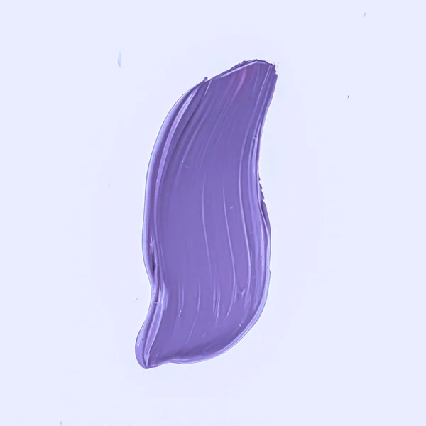 Фіолетовий штрих пензля або макіяж розмити крупним планом, косметику краси та текстуру помади — стокове фото