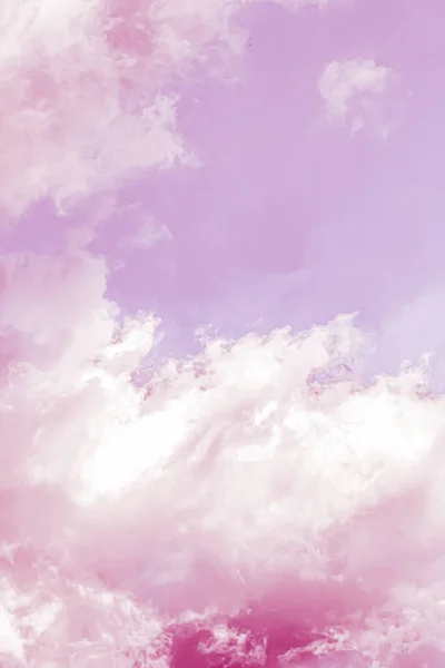 Fantasy and dreamy pink sky, spiritual and nature background