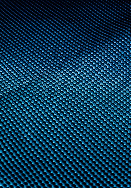 Latar belakang abstrak logam biru, permukaan futuristik dan material teknologi tinggi — Stok Foto