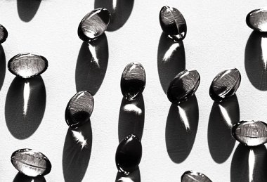 Sağlıklı beslenme için siyah bitkisel kapsüller, ecza markası mağazası, probiyotik ilaç hapları sağlık hizmeti için veya ilaç endüstrisi için ilave ürünler