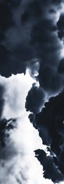 Asgari siyah bulutlu arkaplan soyut arkaplan, minimal tasarım ve sanatsal sıçrama