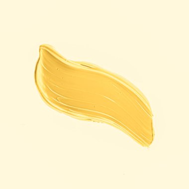 Altın fırça darbesi ya da makyaj lekesi yakın çekim, güzellik kozmetiği ve ruj dokusu