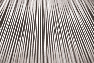 Çiğ çiğ spagetti, organik gıda malzemesi olarak İtalyan makarnası, makro ürün ve yemek kitabı tarifi.